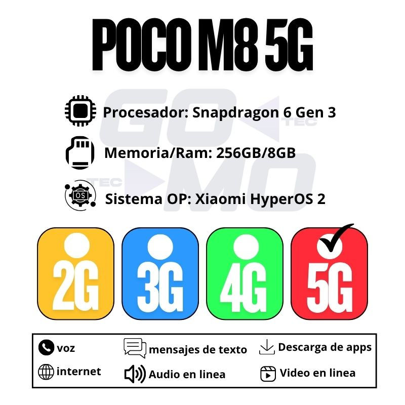 Miniatura: Celular Xiaomi POCO M8 5G 256GB/8GB