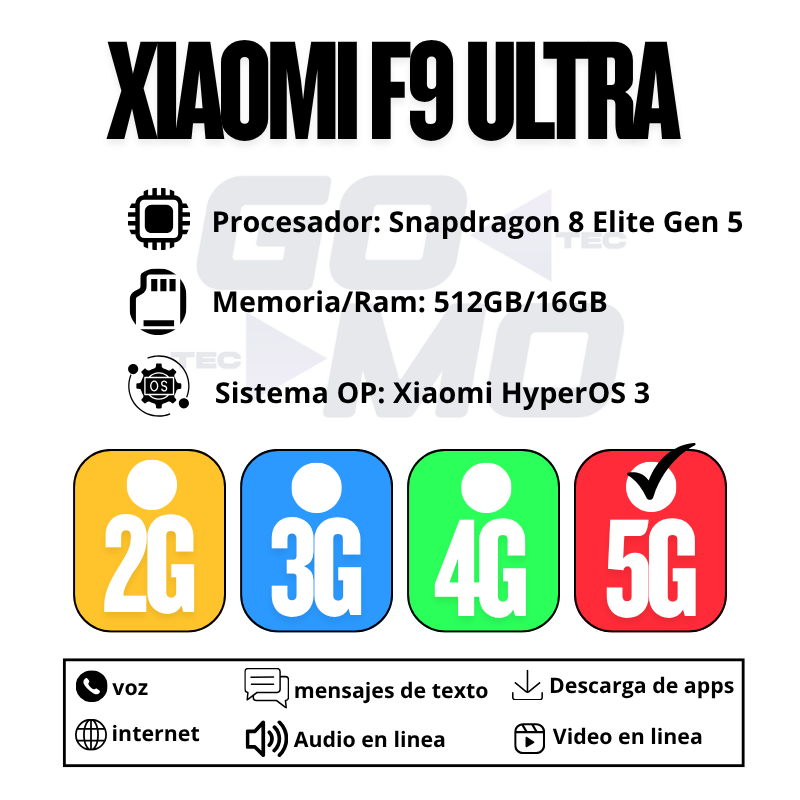 Miniatura: Celular Xioami F9 ULTRA 512GB/16GB 