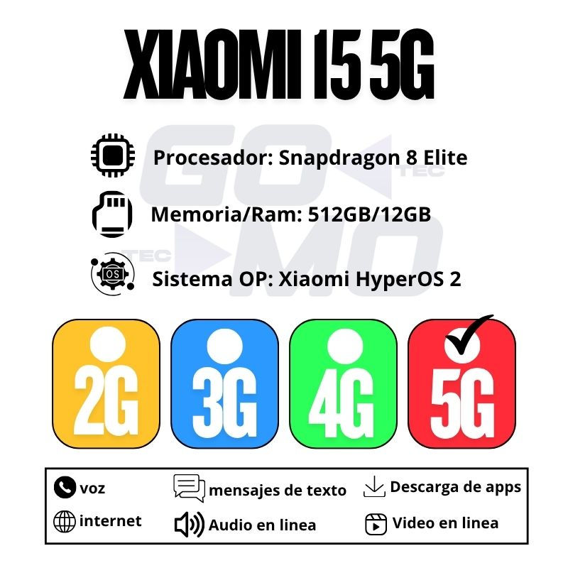 Miniatura: Celular Xiaomi 15 5G 512GB/12GB