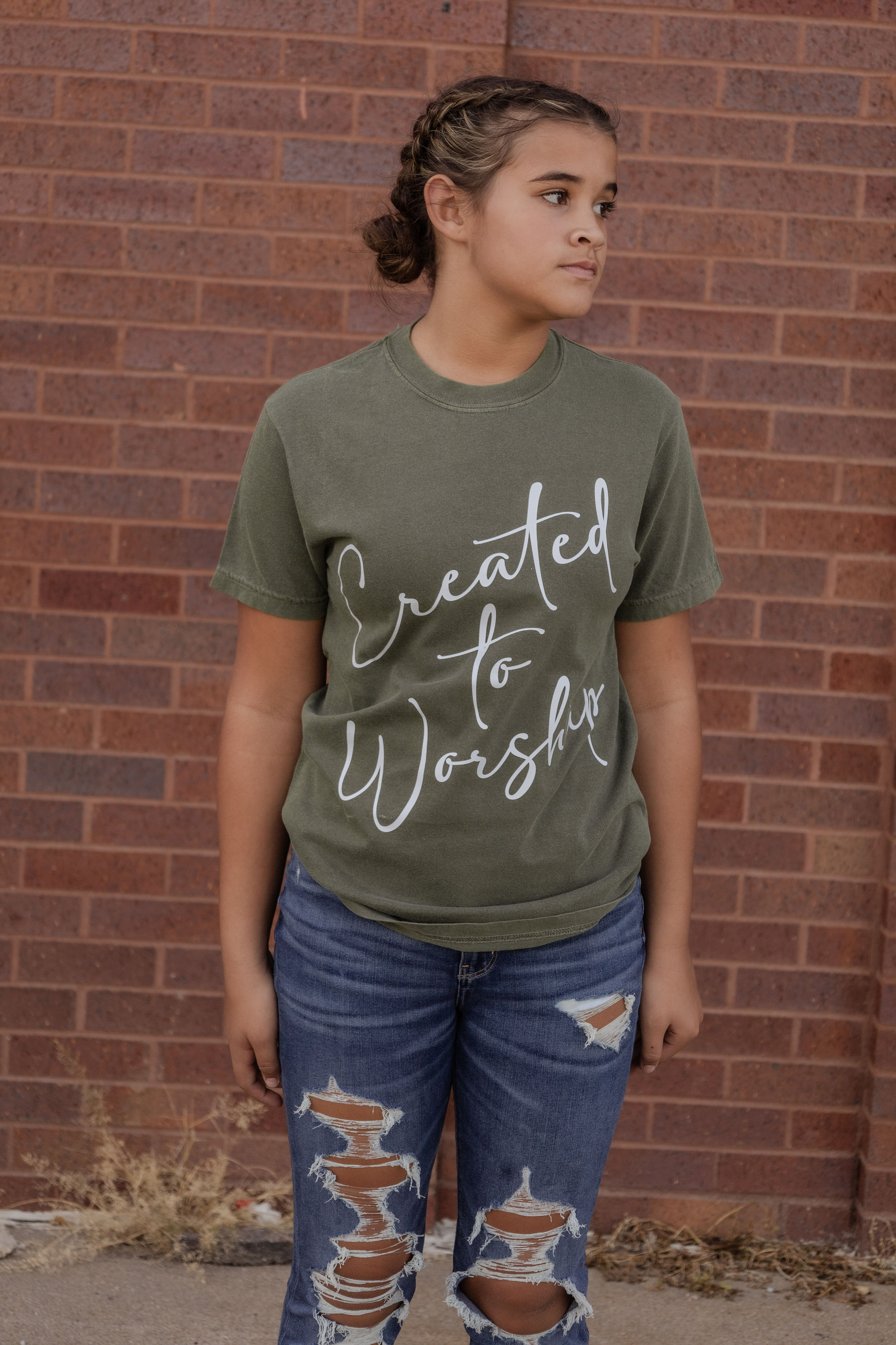 CREATED TO WORSHIP UNISEX TEE