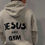 Thumbnail: JESUS AND GYM UNISEX HOODIE