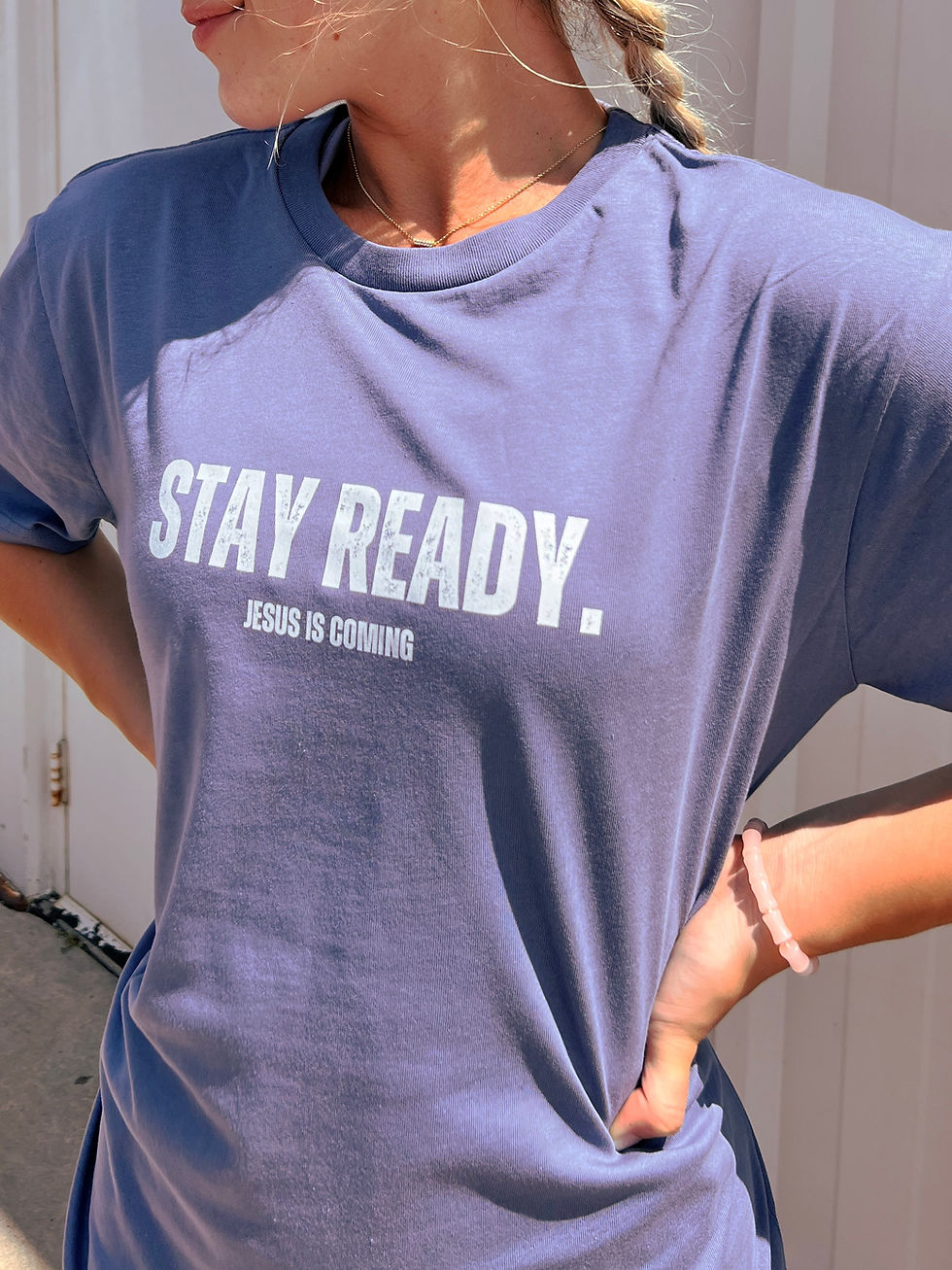 Thumbnail: STAY READY - JESUS IS COMING UNISEX TEE