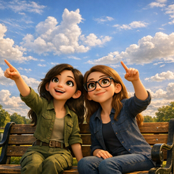 Nana fafo et Lucienne Lalulu pratiquent la Néphélomancie, mais c'est quoi ce truc ?