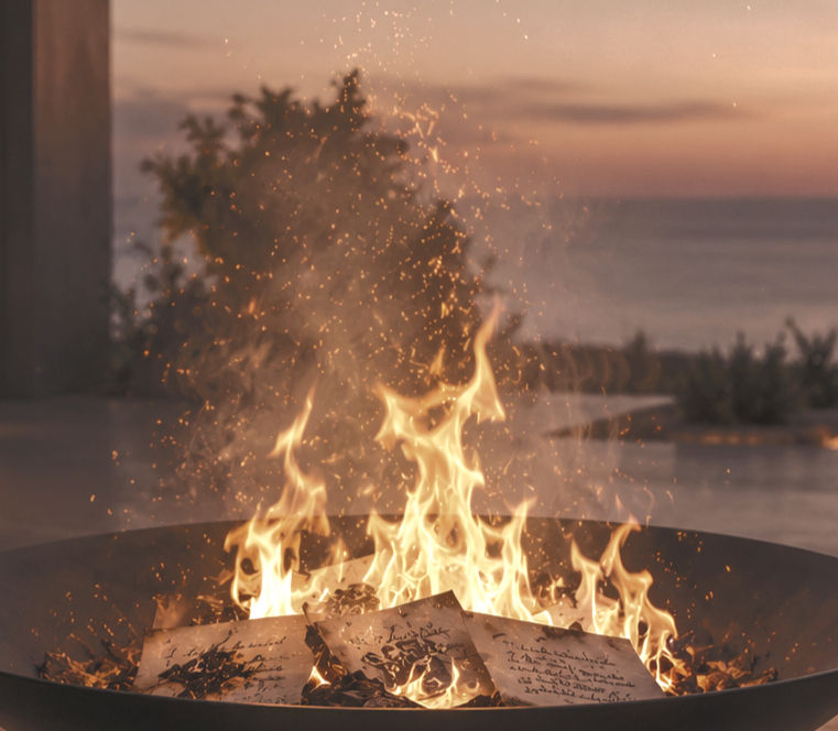 I use a firepit for burning my black magick spell sigils.