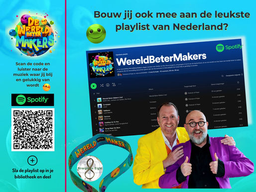 Het WereldBeterMakers lied en de leukste playlist van Nederland