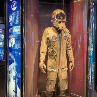 A space suit from the Apollo 11 Mission