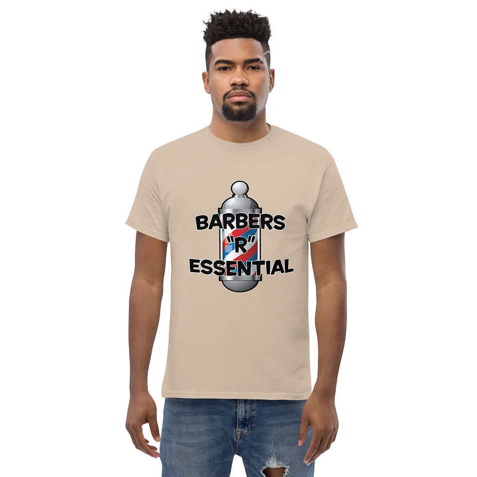 Thumbnail: Barbers "R" Essential (Barber Pole) / Unisex Classic Tee