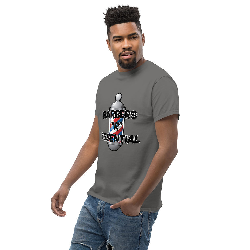 Thumbnail: Barbers "R" Essential (Barber Pole) / Unisex Classic Tee