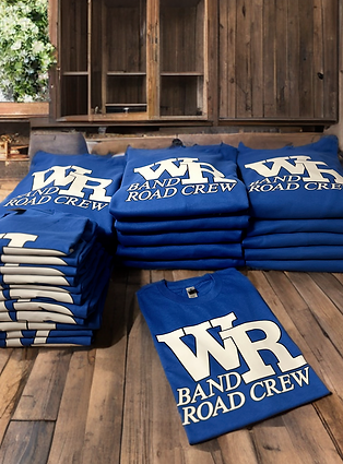 Bulk Shirts, Washburn Rural Band Swag