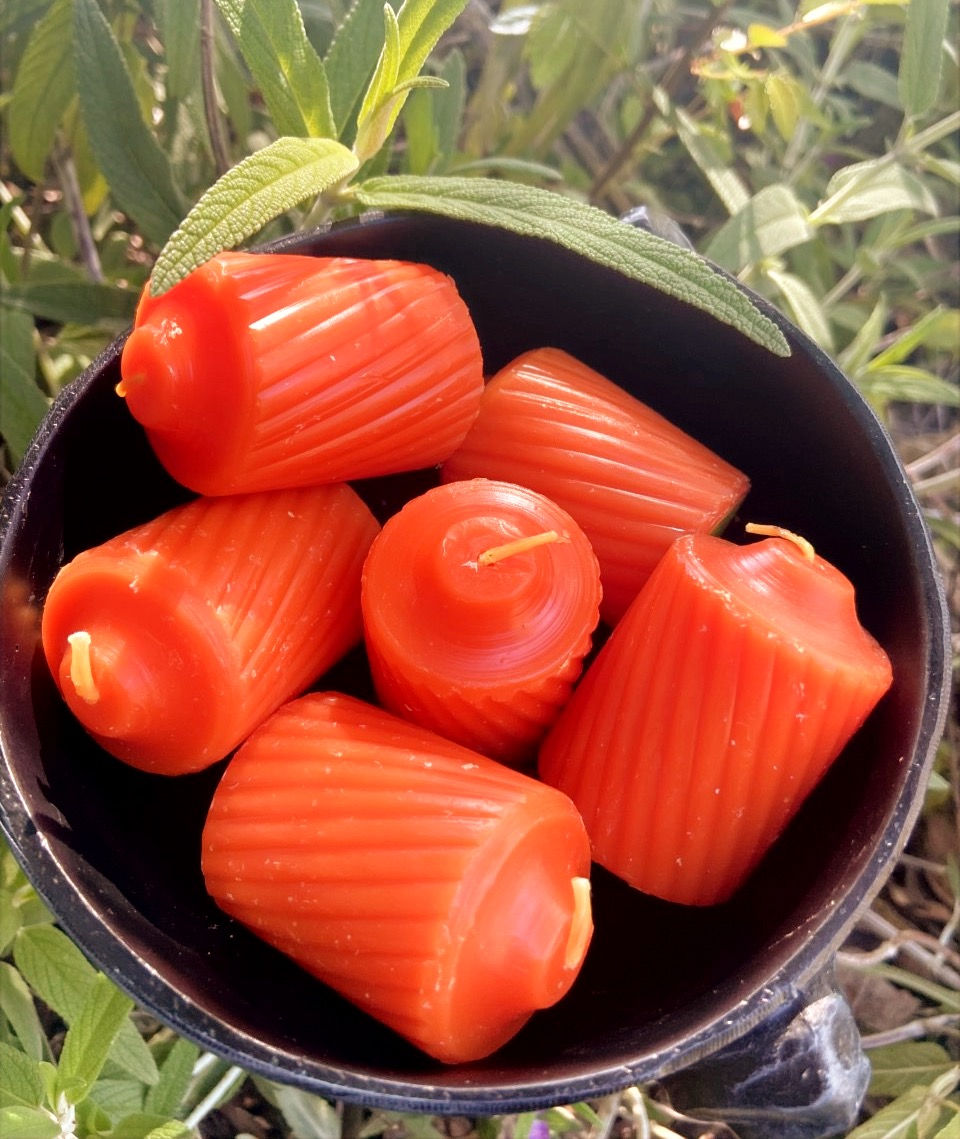 Thumbnail: Orange Votive Candle