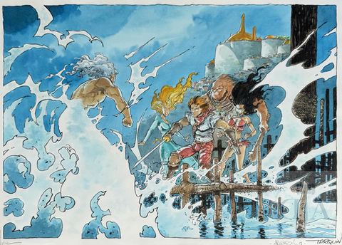 Dessin original Tarquin BD planche