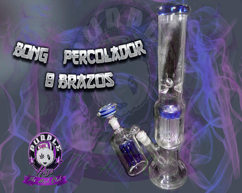 Bong percolador 8 brazos