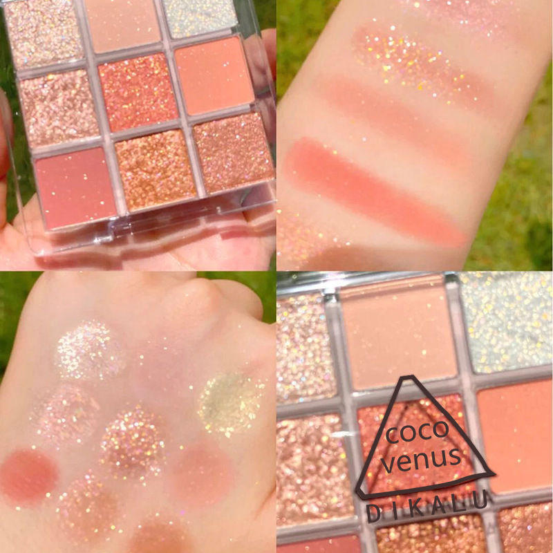 Thumbnail: DIKALU Sunset Glow Nine-Color Eyeshadow Palette