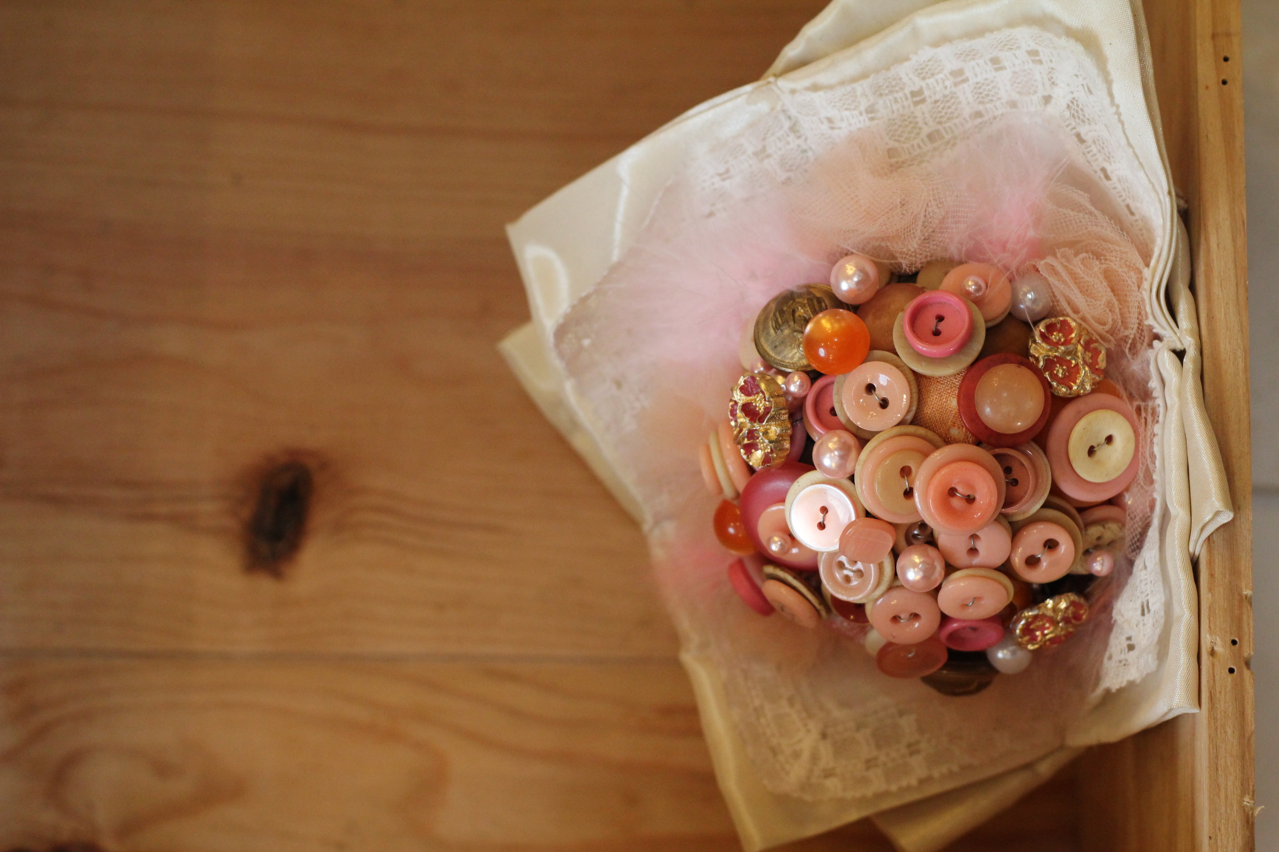 Bouquet de boutons vintages