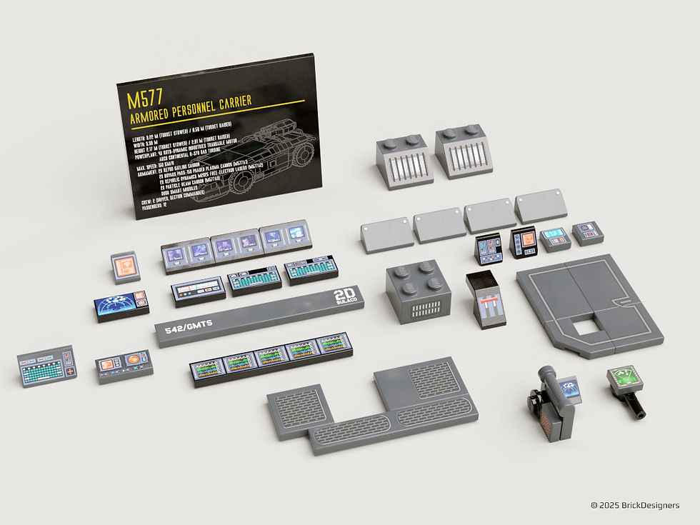 Printed Parts Pack - Space Marine Transport
