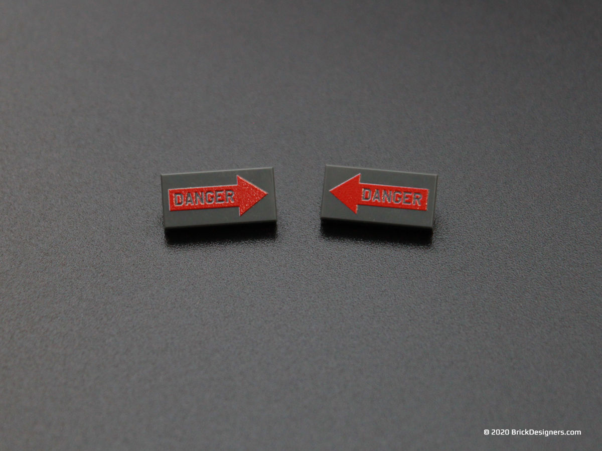 Printed Parts - Danger Sign (Pair)