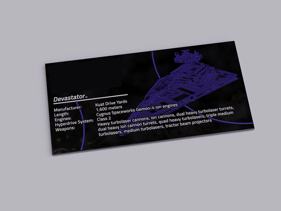 Thumbnail: Printed Parts - UCS Style Plaques