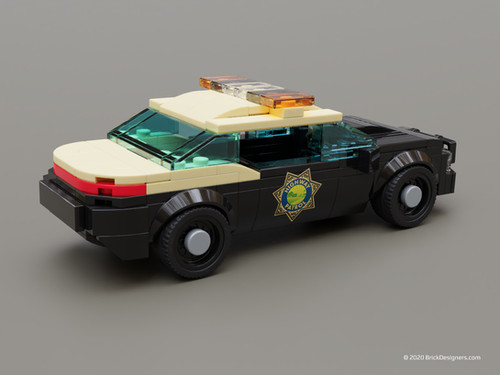 Highway Patrol Car brickdesigners