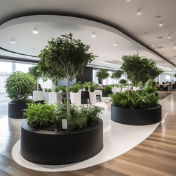 Urban Pot commercial planters fiberglass vs aluminum material comparison