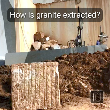 How is granite extracted?