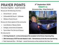 Prayer Point 6th September 2026