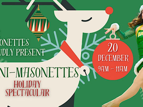 🩰 Mini Masonettes: Holiday Spectacular | Dec 20 | 9-11AM