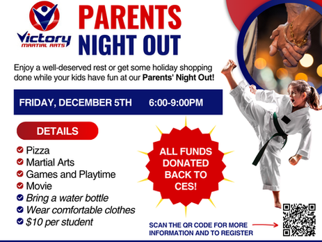 🥋 Parents Night Out | Dec 5