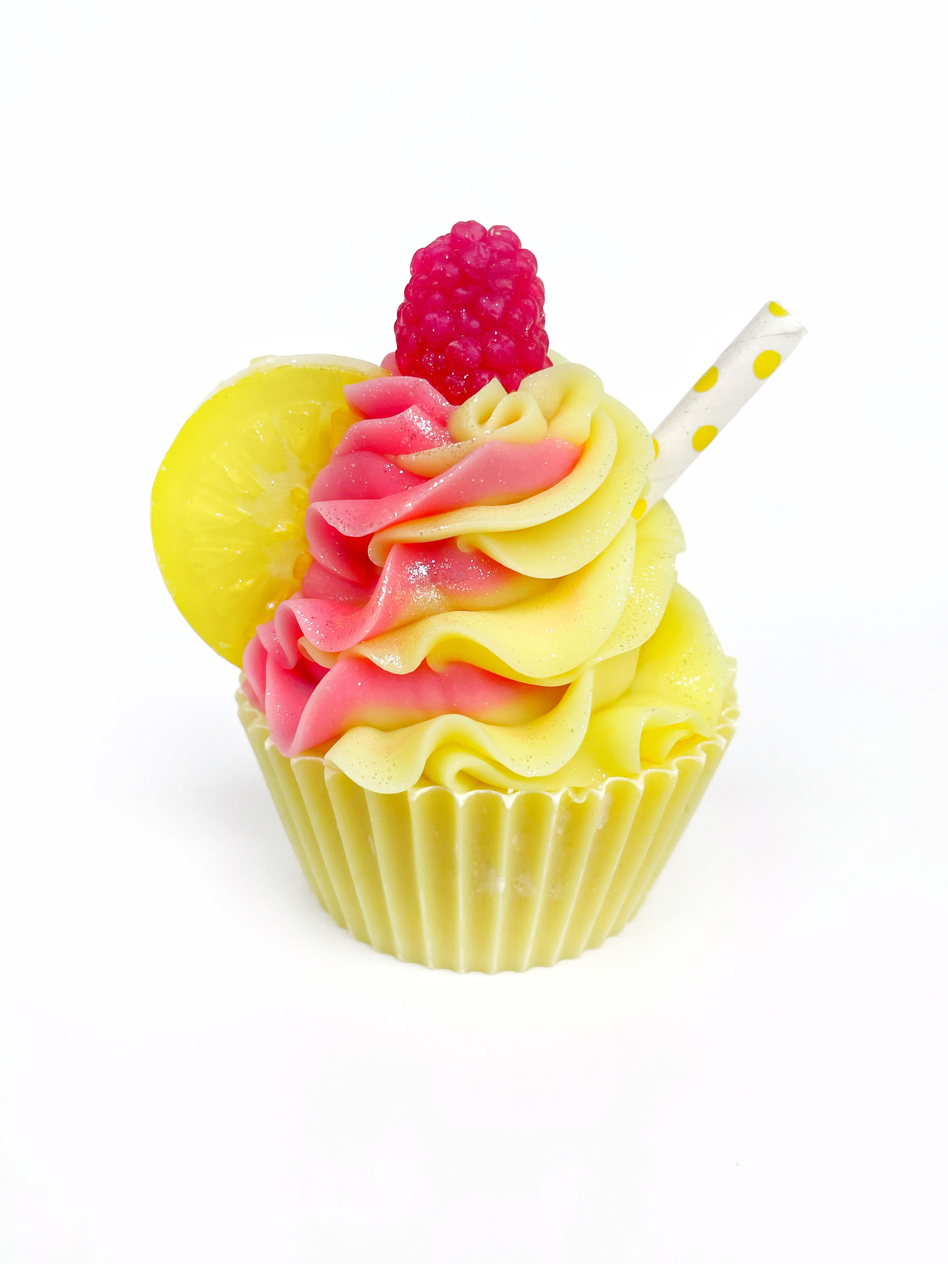 Raspberry Lemonade Cupcake Soap
