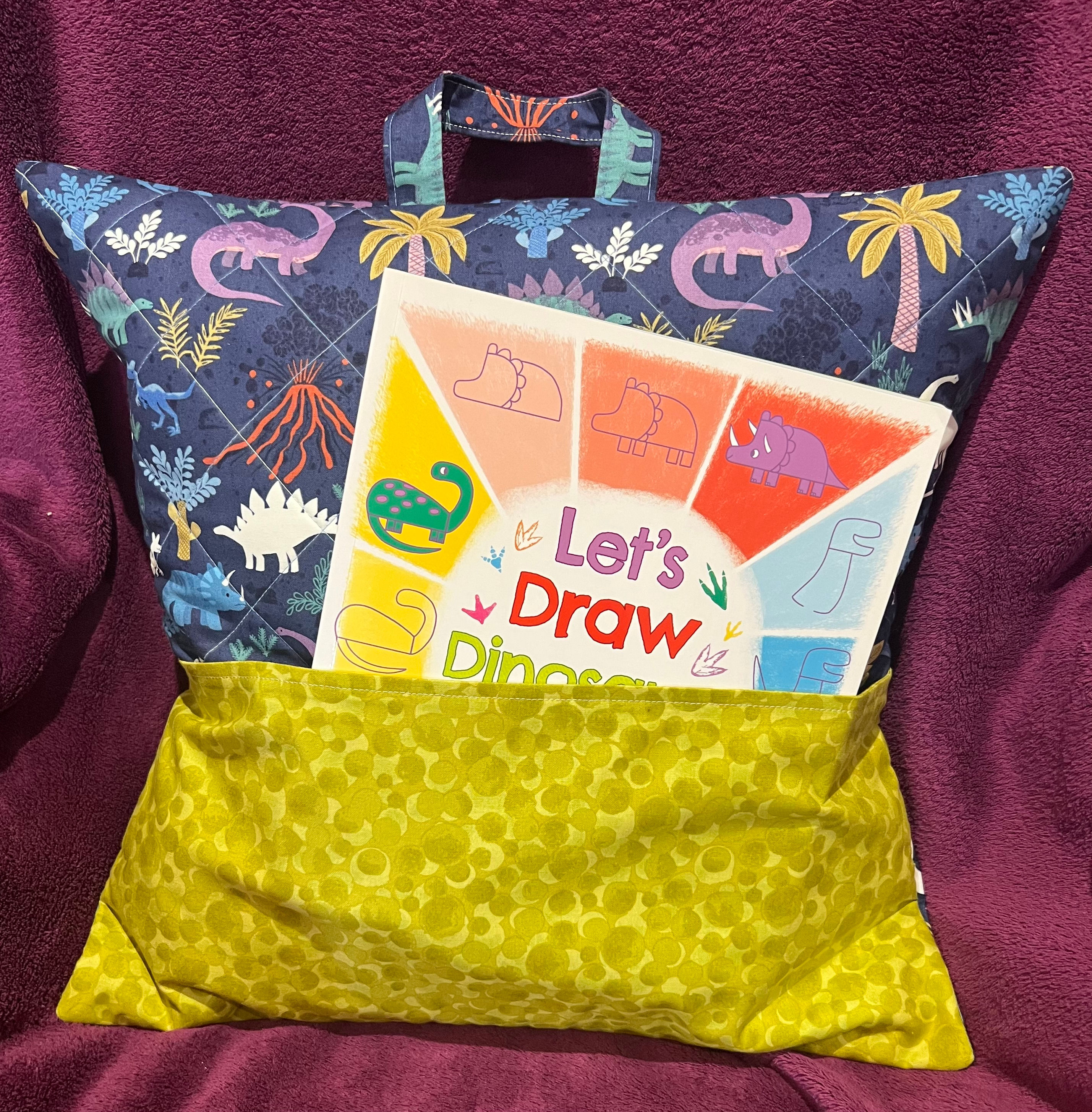 Book cushion 18cms x 18cms