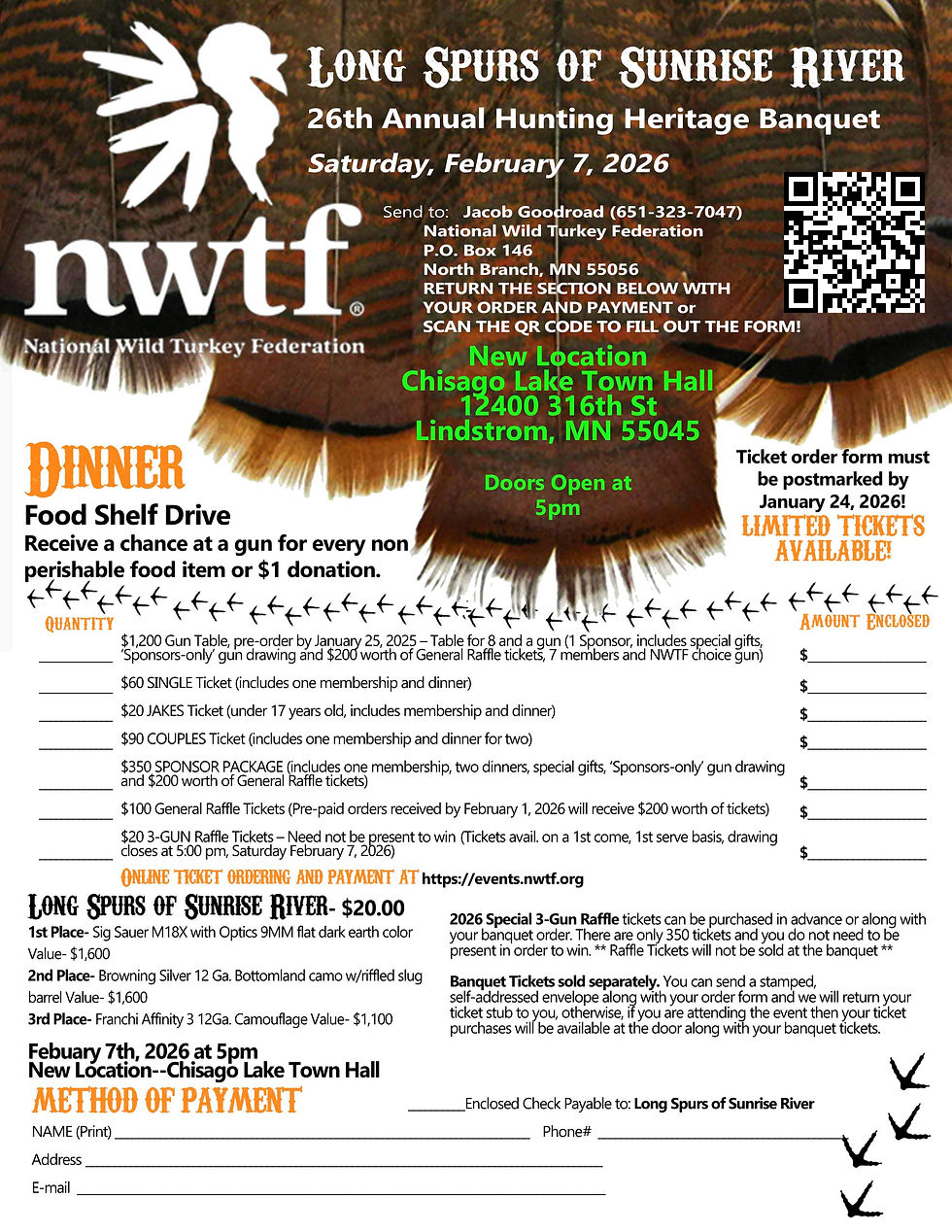 2026 Long Spurs NWTF Banquet