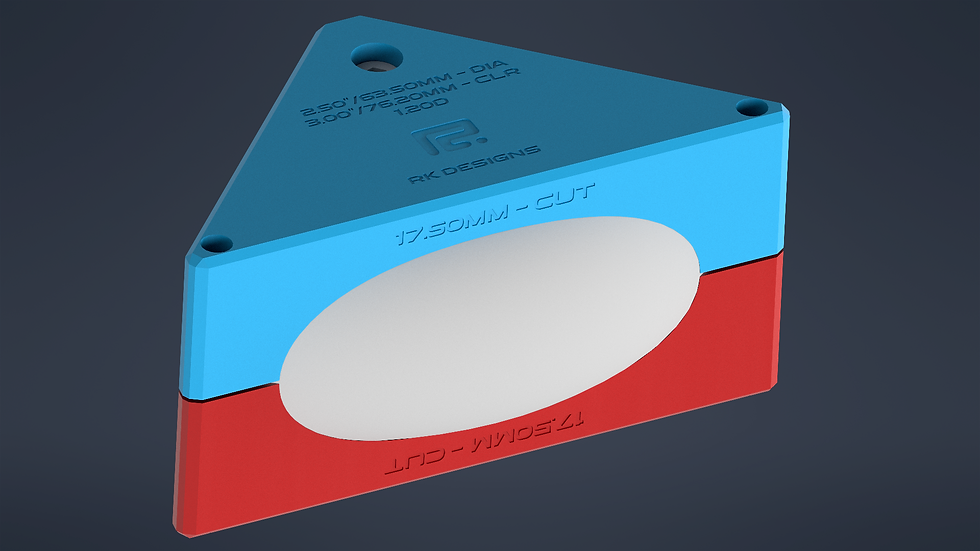 Thumbnail: 3.00 Inch Mandrel Bend X Cutting Jigs