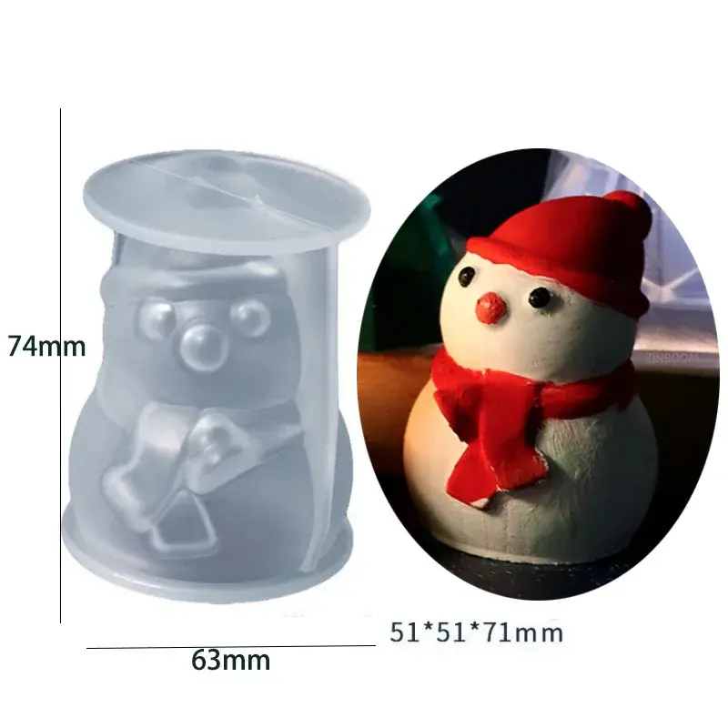 Thumbnail: 3D Christmas Tree Silicone Mold – DIY Candle, Soap & Resin Making Kit