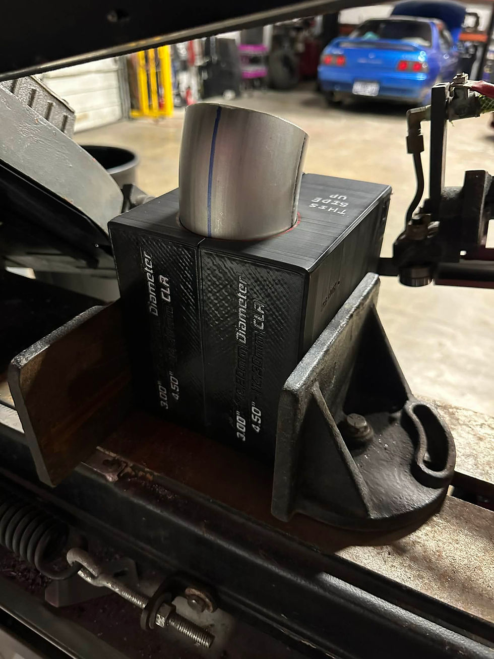 Thumbnail: 33.7mm Mandrel Bend Cutting Jig