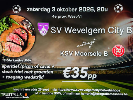 Eetfestijn nav SVW B - Moorsele B