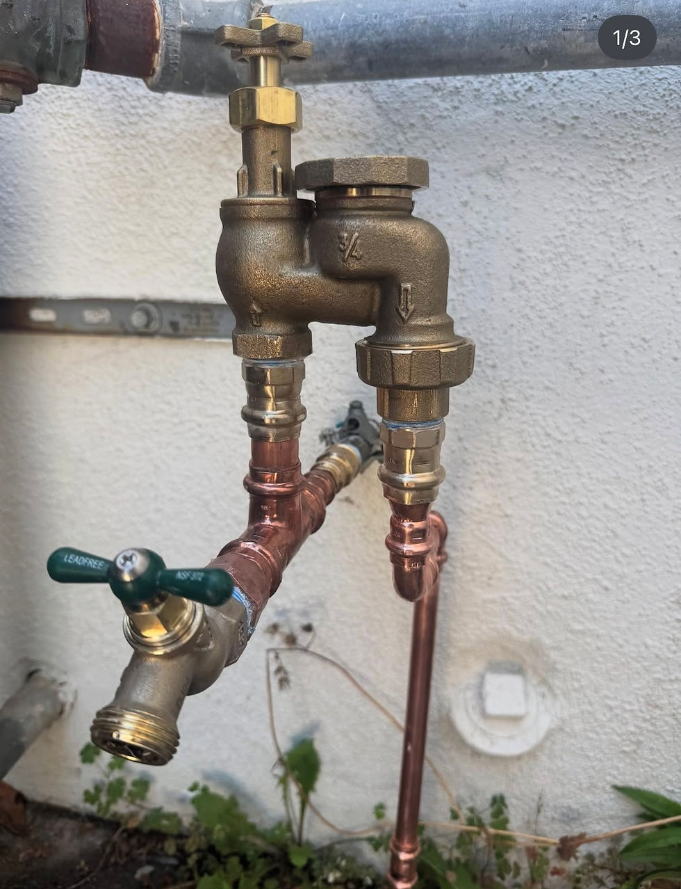Water line repair work session 1