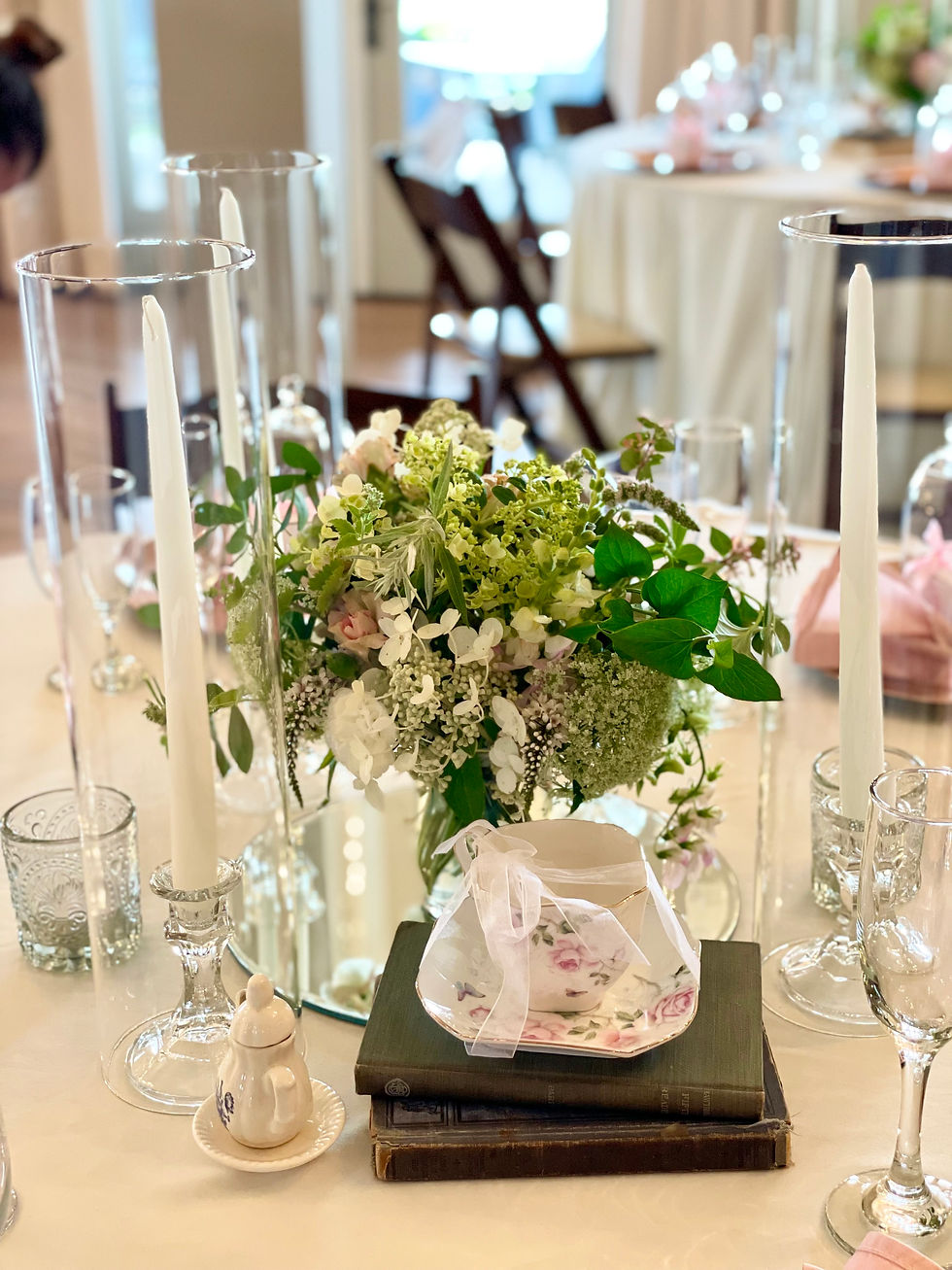 Mirror Display Centerpiece