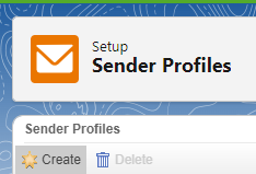 Create Sender Profile Marketing Cloud