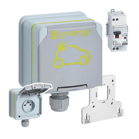 borne de recharge de vehicule electrique posé