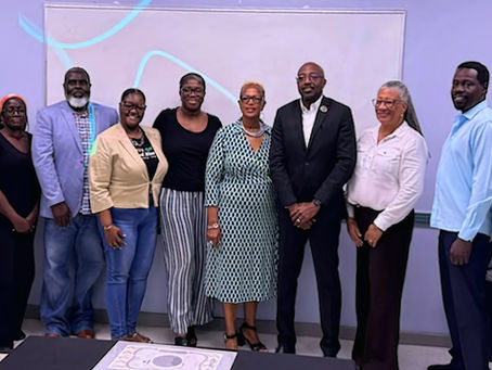 Frederiksted Health Care leadership and staff meet with Senators to discuss the future of healthcare in the Virgin Islands.