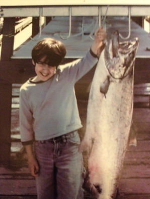 42.7 lb King Salmon caught in 2008 during Annual King Salmon Derby