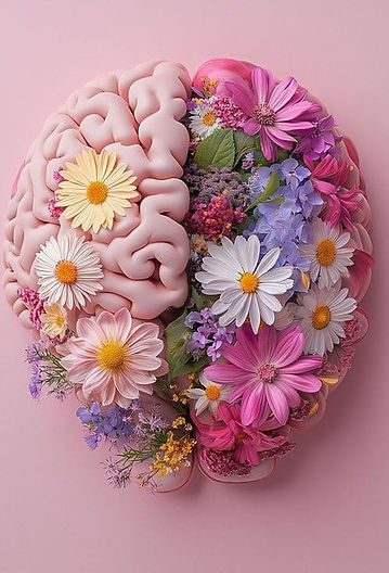 cerveau en fleurs