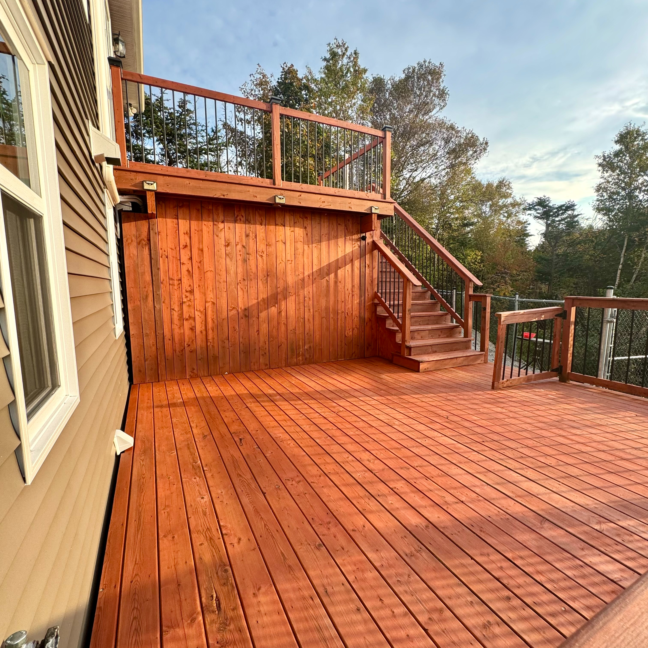 Deck and outdoor painting
