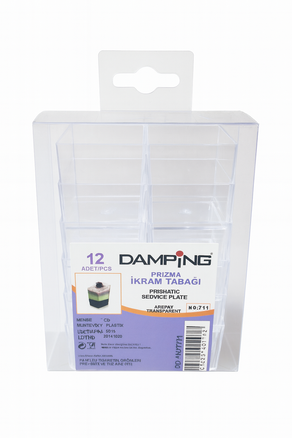 Prizma İkram Tabağı 12li No:711