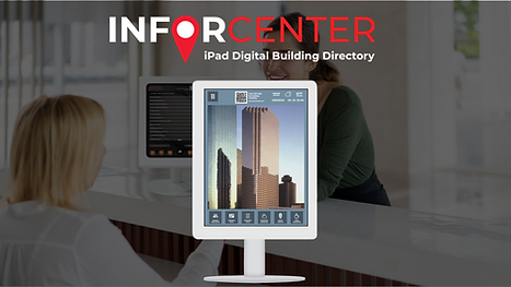 A Modern QR Code iPad Digital Building Directory