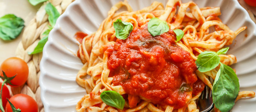 Isabella Barbato’s tagliatelle with her mum’s tomato sauce