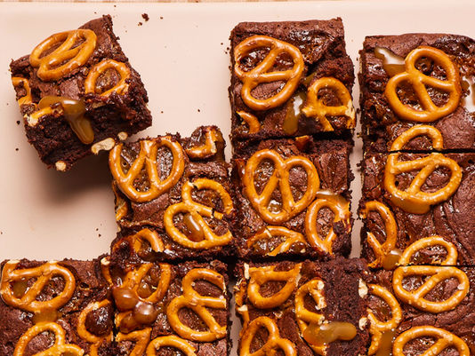 Jane Dunn’s salted pretzel brownies