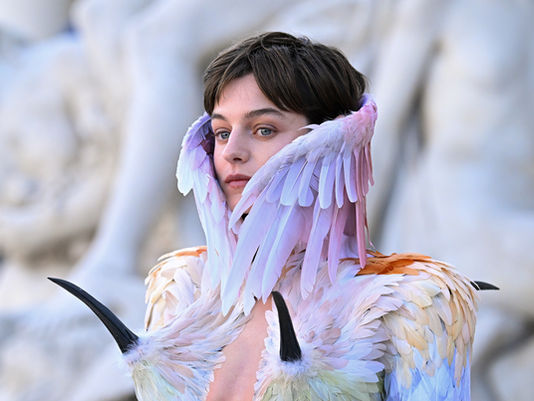 Schiaparelli brings silicone to couture in futuristic Paris collection