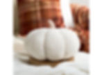 OHS Boucle Autumn Pumpkin Cushion – Cream, OHS