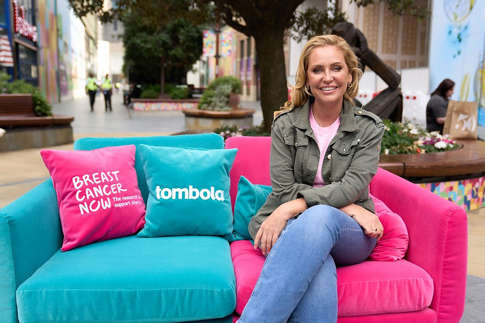 Josie Gibson sitting on a sofa (tombola/PA)