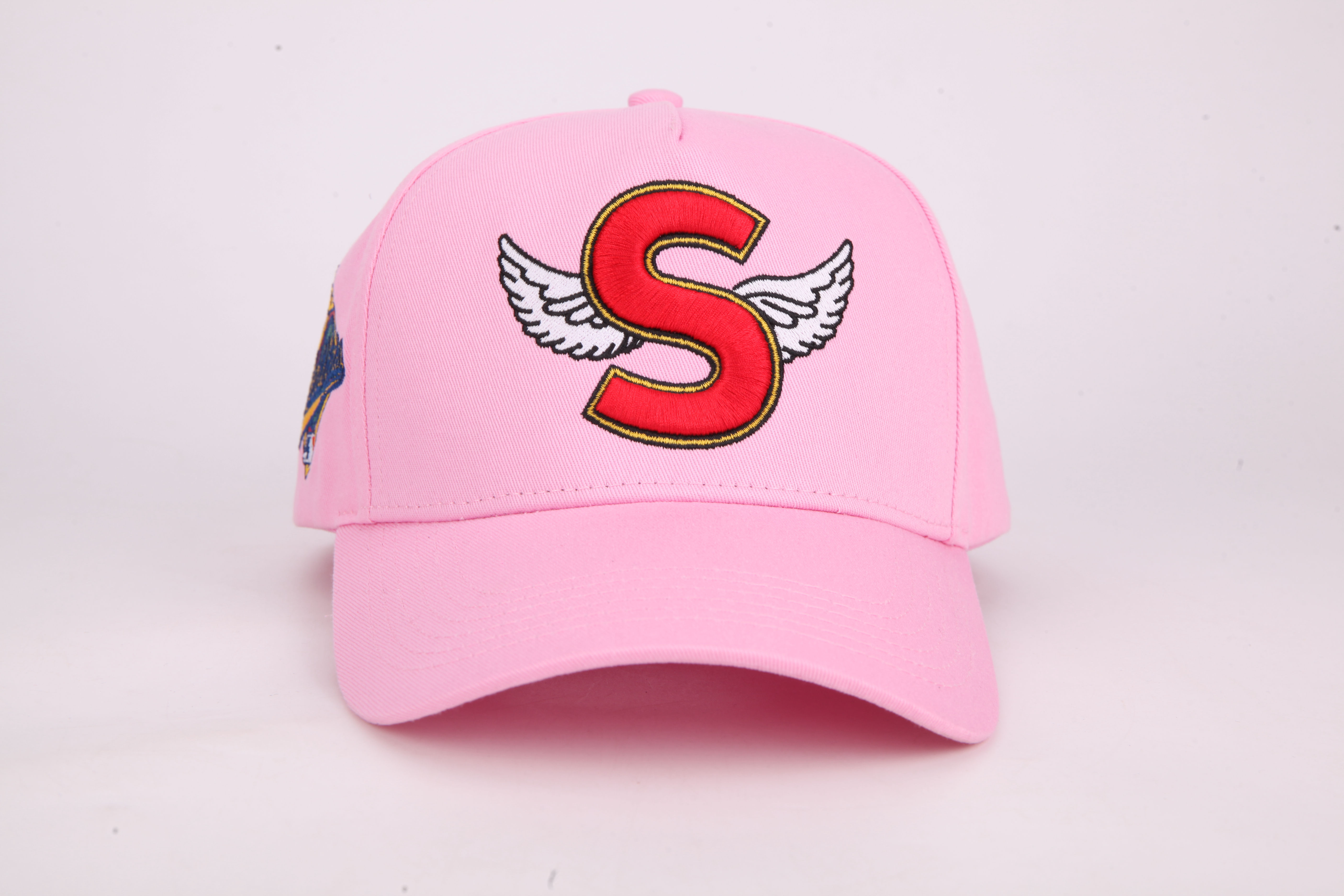 Pink World Series Panel K Frame  Snapback Hat